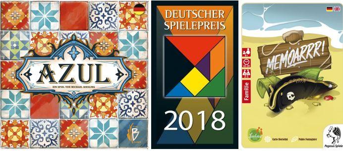 Deutscher Spielepreis 2018 geht an AZUL