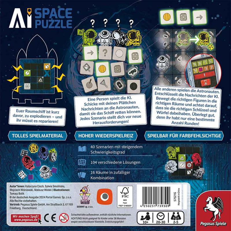 AI Space Puzzle - Kooperatives Deduktionsspiel für kreative Logiker