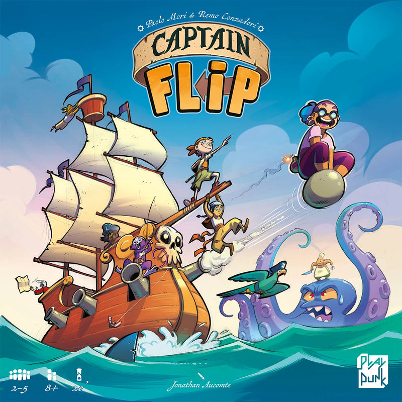 Captain Flip - Kurzweiliges Sammelspiel für Familien