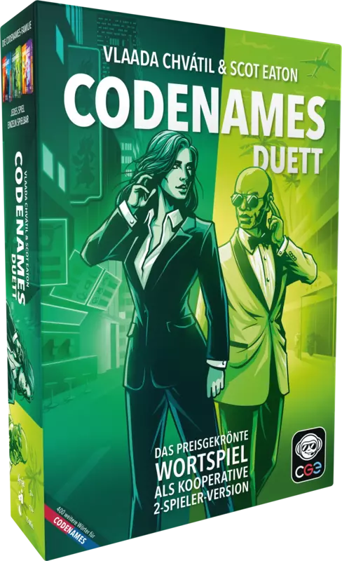 Codenames Duett (Neuauflage)- Der Zweipersonen-Ableger des Erfolgsspiels