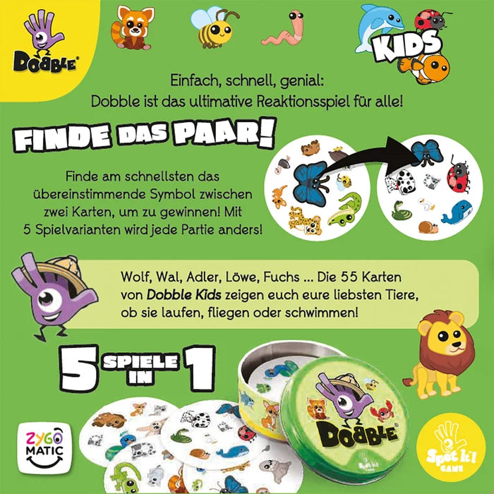 Dobble Kids - Das schnelle Reaktionsspiel für den Spielenachwuchs