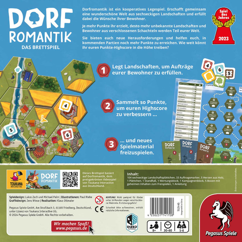 Dorfromantik - Das Spiel des Jahres 2023 in der Fachhandelsausgabe