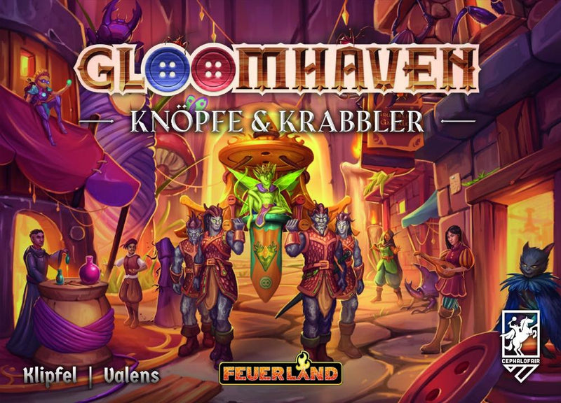 Gloomhaven: Knöpfe und Krabbler - Der Dungeon-Crawler für die Hosentasche