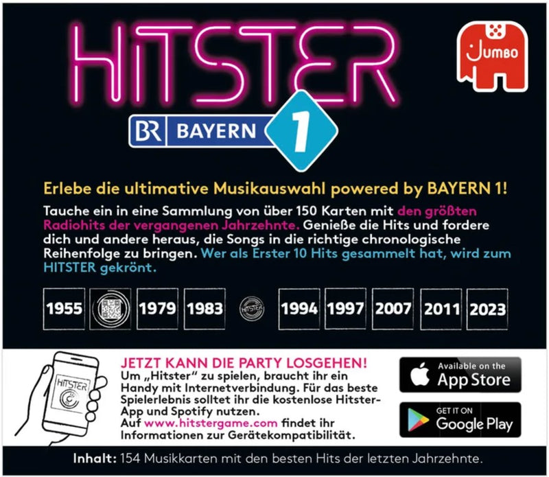 HITSTER Bayern 1 - Nachschub für das beliebte Partyspiel