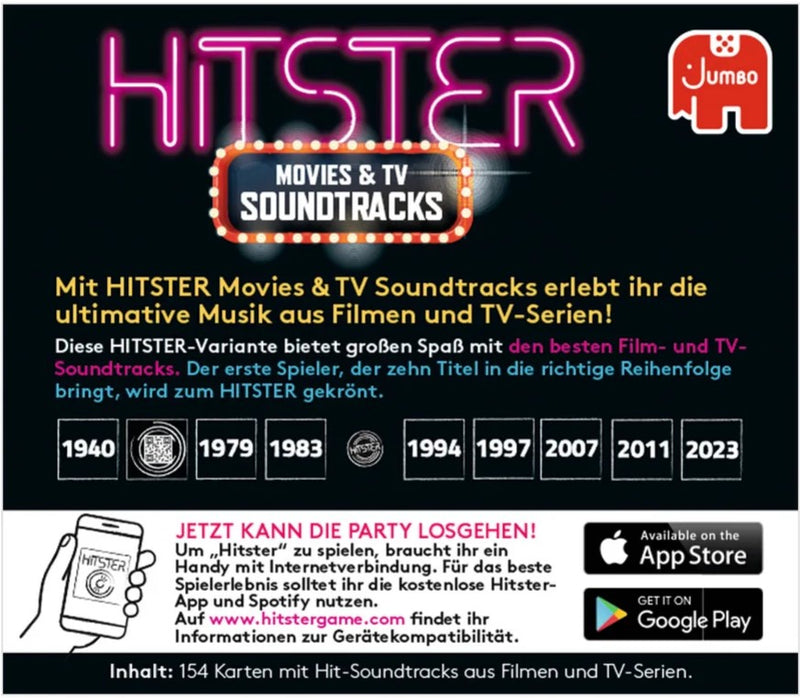 HITSTER Movies & TV-Soundtracks - Neue Hits aus Film und Fernsehen