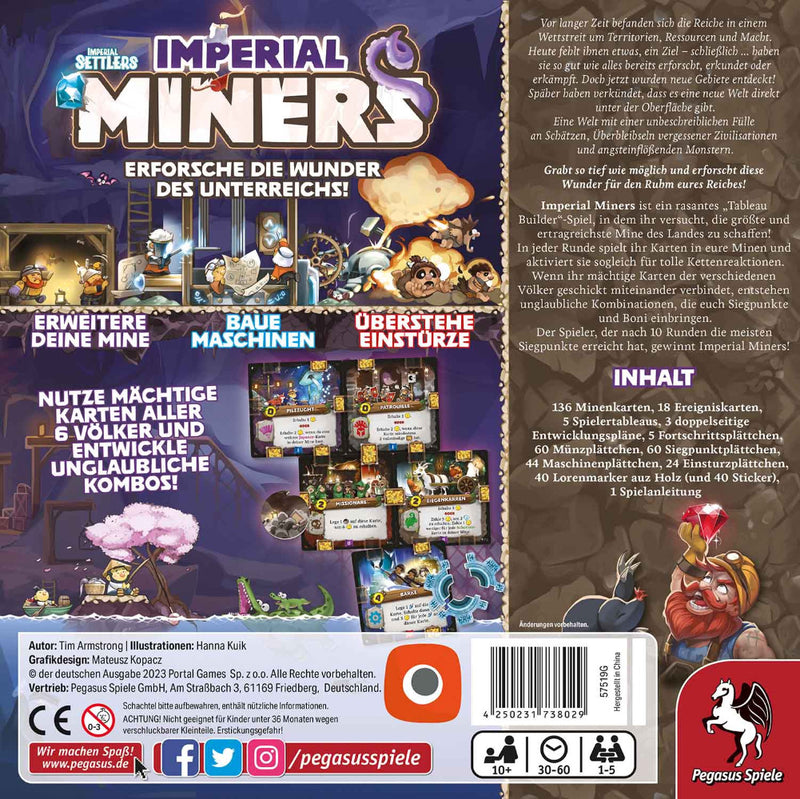 Imperial Miners - Gehobenes Familienspiel im Imperial-Kosmos