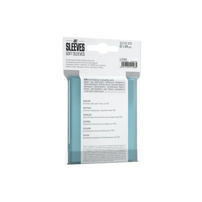 Just Sleeves Soft Sleeves - Pack mit 100 Stück