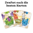 Strange World above the Clouds - Kniffliges Kartendrafting- und -legespiel