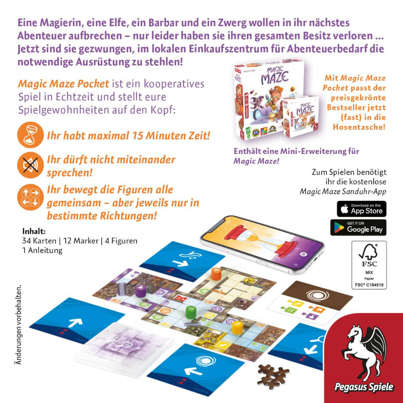 Magic Maze Pocket - Das kooperative Echtzeitspiel für Unterwegs