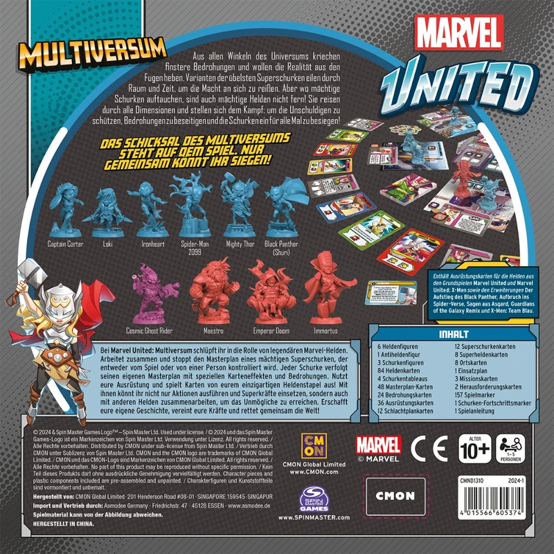 Marvel United: Multiversum - Gemeinsam gegen den Bösewicht