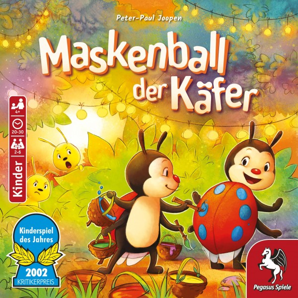 Maskenball der Käfer - Magnetisches Memoryspiel für Kinder ab 4 Jahre
