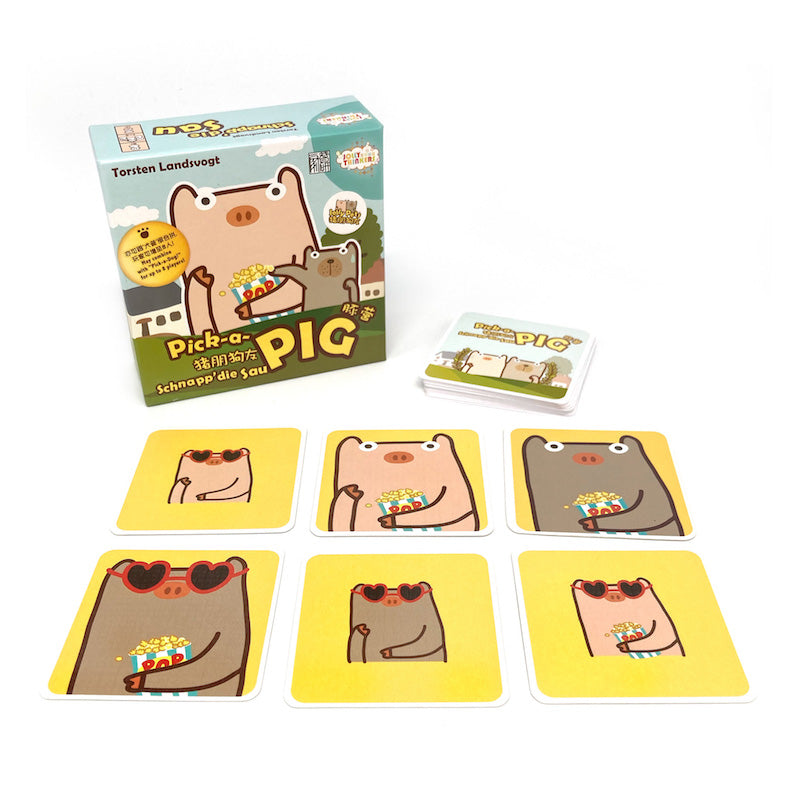 Pick-a-Pig - Schnelles Reaktionsspiel für die ganze Familie