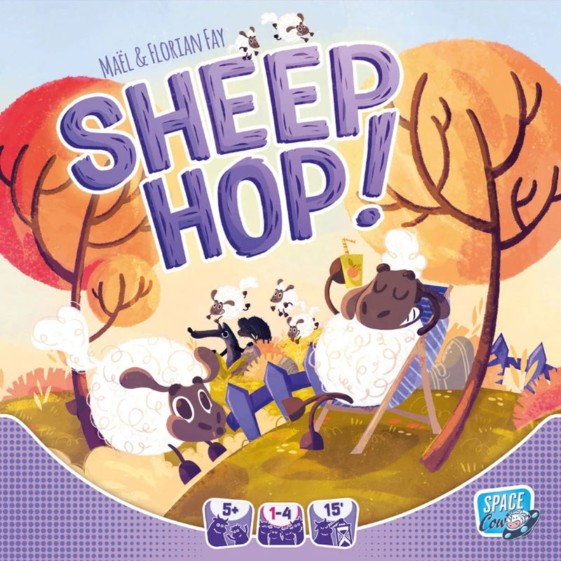 Sheep Hop! - Kooperatives Mühle-Kinderspiel ab 5 Jahre