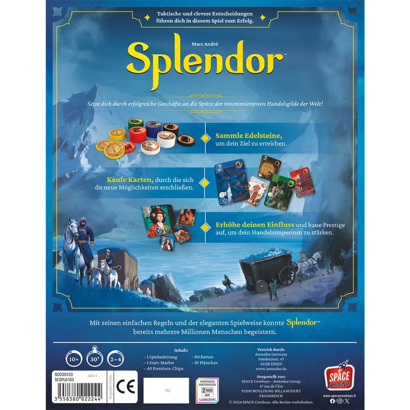 Splendor - Taktisches Karten-Sammelspiel für Familien