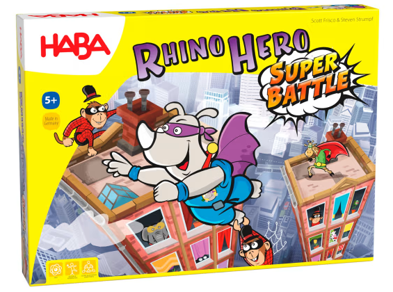 Rhino Hero Super Battle - Lustiges Karten-Bauspiel für die ganze Familie