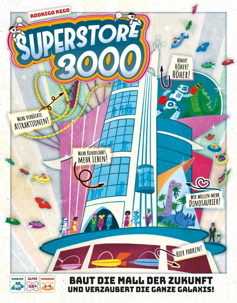 Superstore 3000 - Modernes Plättchenlegespiel für Familien