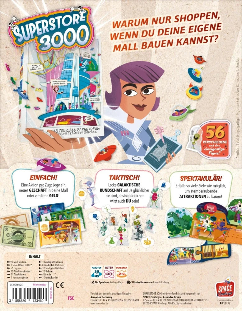 Superstore 3000 - Modernes Plättchenlegespiel für Familien