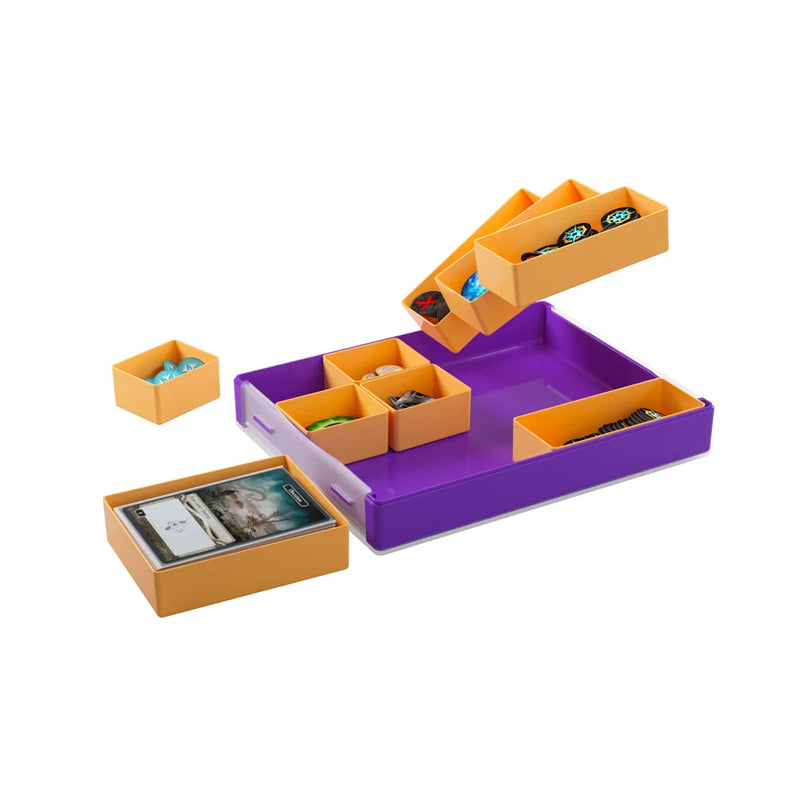 Gamegenic Token Silo convertible (purple/orange) - Cleveres Aufbewahrungssystem für Spieler