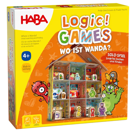 Haba Lernspielzeug Logic! GAMES - Wo ist Wanda?, unisex neutral