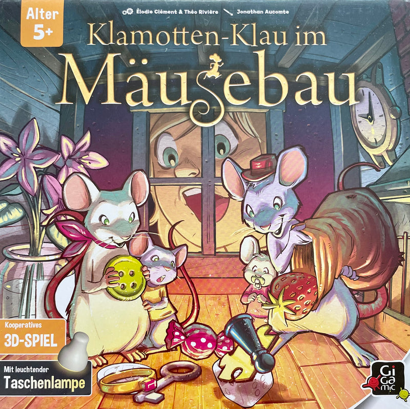 Klamottenklau im Mäusebau - Kooperatives Gedächtnisspiel für Familien