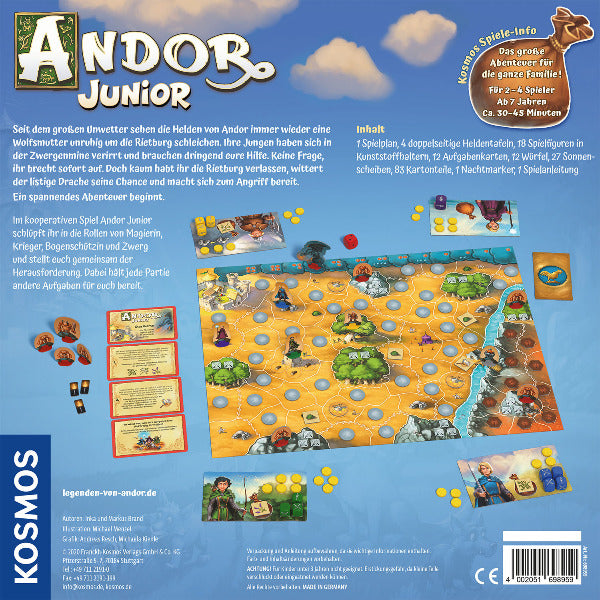 Andor Junior - Kooperatives Abenteuerspiel ab 6 Jahre