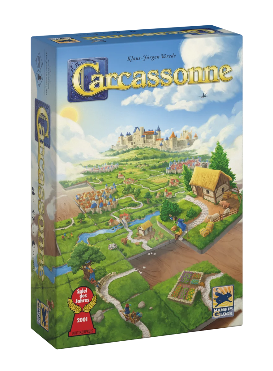 Asmodee Spiel Carcassonne V3.0, Familienspiel
