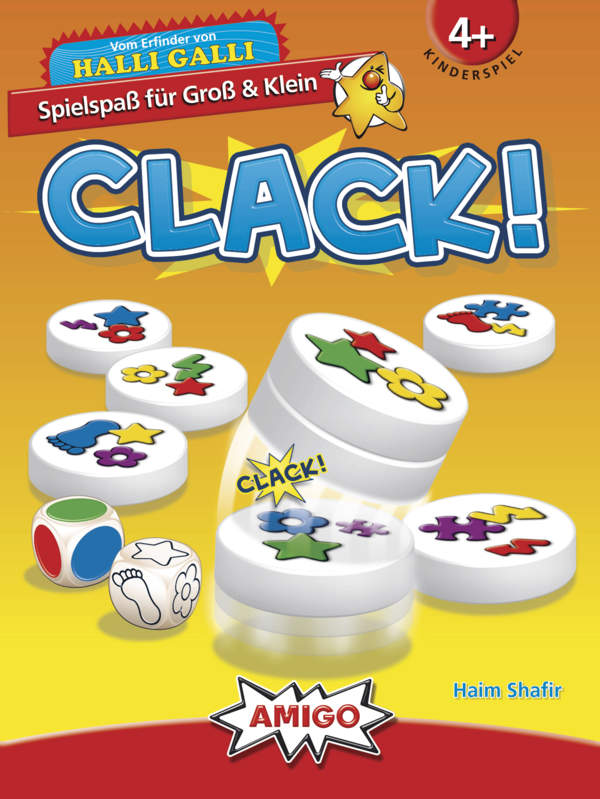 Clack! - Magnetisches Reaktionsspiel für Kinder ab 3 Jahre