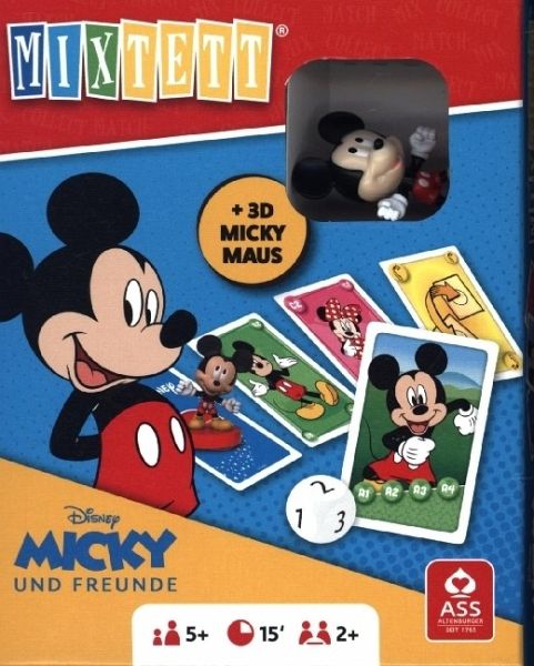 Mixtett: Mickey Maus - Kleines Mitbringspiel für Kids ab 4 Jahren