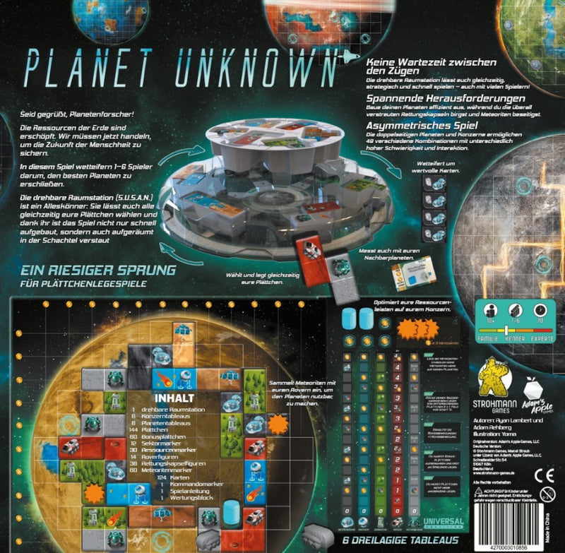 Planet Unknown - Gewinner des Deutschen Spielepreises 2023