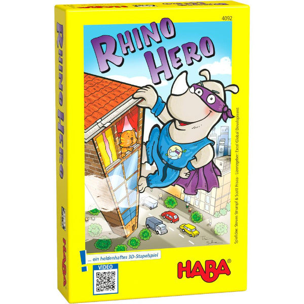Rhino Hero - Kleines Karten-Stapelspiel für Kinder ab 5 Jahre