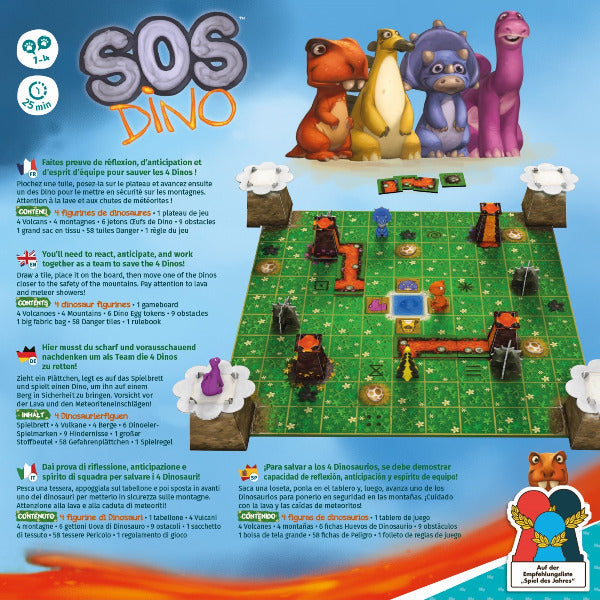 SOS Dino - Kooperatives Spiel für Kinder ab 5 Jahre