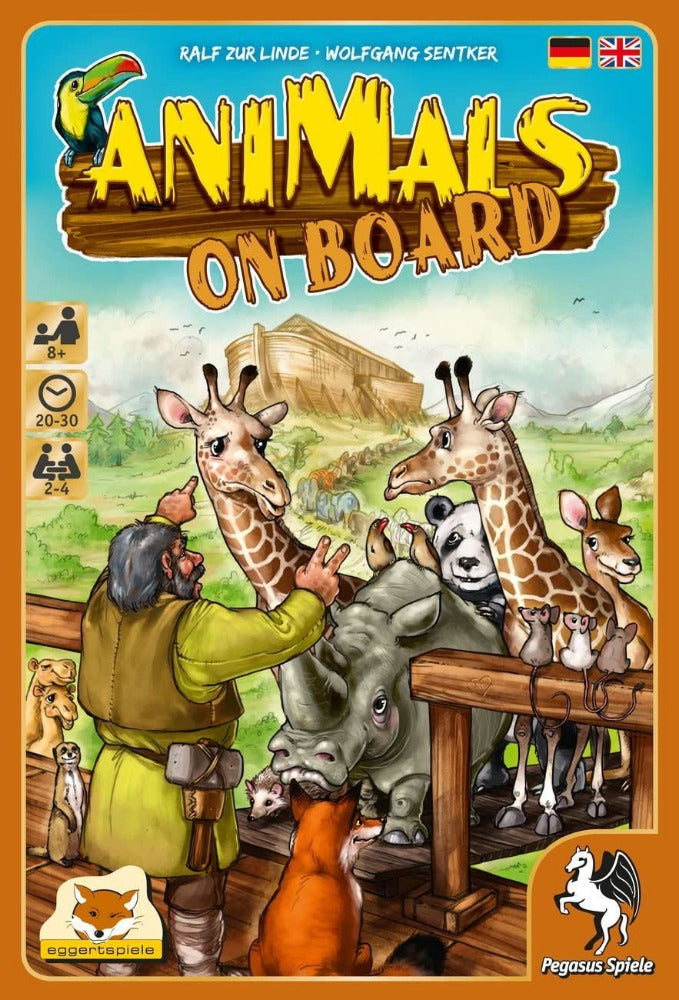 Animals on Board - Leich zugängliches Familienspiel mit Kniff