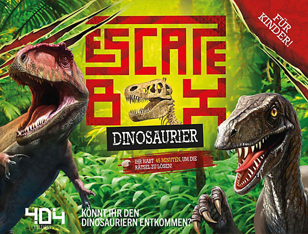 Escape Box: Dinosaurier - Rätselspiel für Dinoforscher